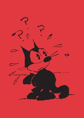 Felix the Cat Confused