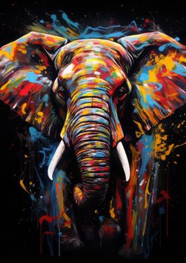 Elephant Abstract