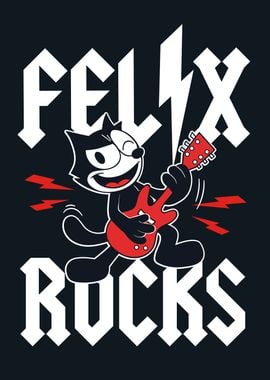 Felix the Cat Rocks Out