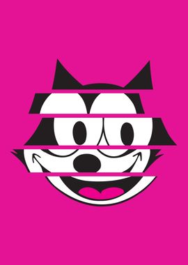 Felix the Cat Smile Pink