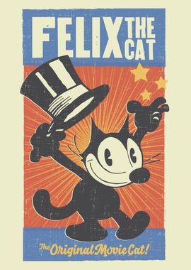 Felix the Cat Tips His Hat