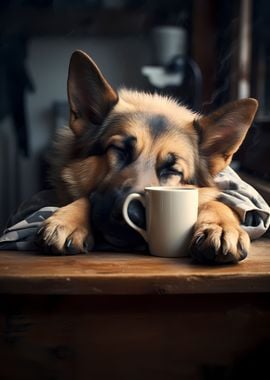 German Shepherd Dog Coffee