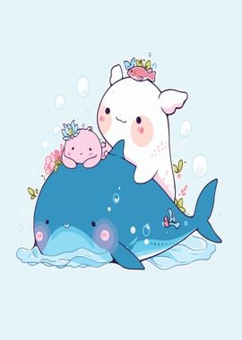  cute little whale