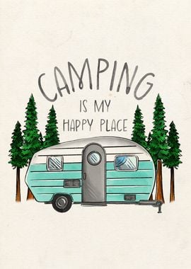 Camping is my happy place