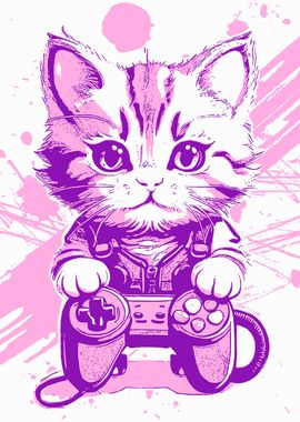 Cat with Joystick