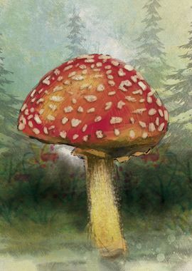 Red toadstool