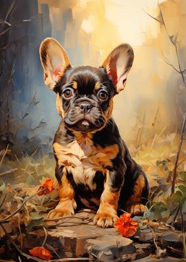 Frenchie black and tan 