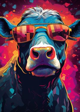 Cow With Sunglasses