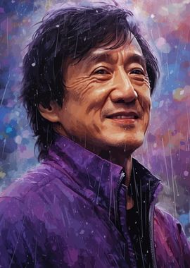 Jackie Chan Watercolor