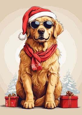 Golden Retriever Christmas