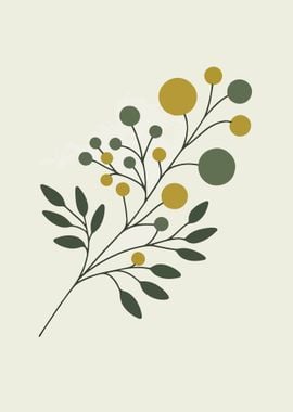 Olive Sprig Simplicity