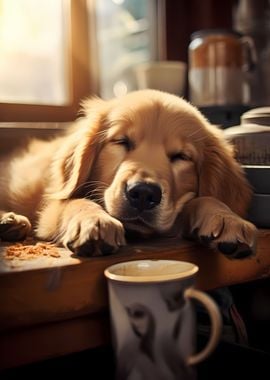 Golden Retriever Coffee