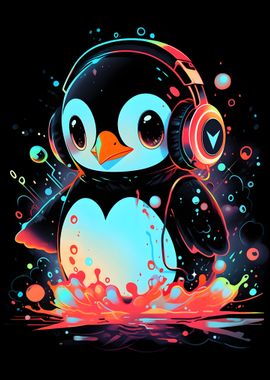 Epic Penguin Headphones