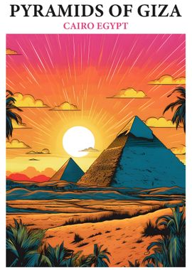 Sunrise Over Giza