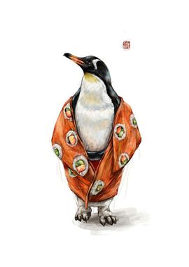 kimono penguin