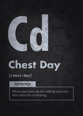 Chest Day Funny Gym