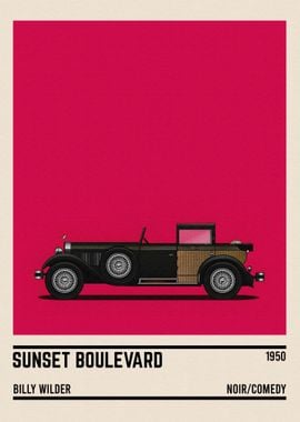 Sunset Boulevard Car Movie