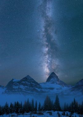 Night sky at Assiniboine