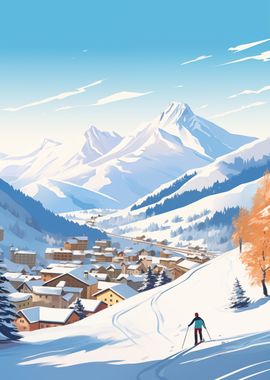 Alpes Landscape Painting