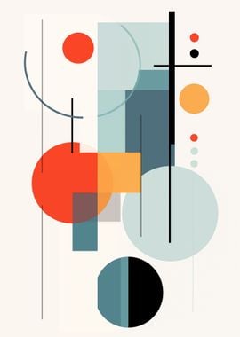 Geometrical Bauhaus Shapes