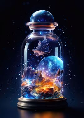 Galaxy In A Bottle