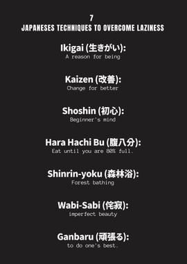 7 Japanese Quote