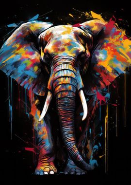 Elephant Abstract