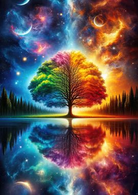 Multicolor Tree