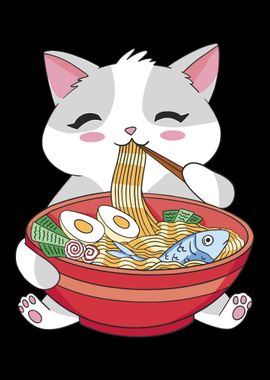 Ramen Cat Anime