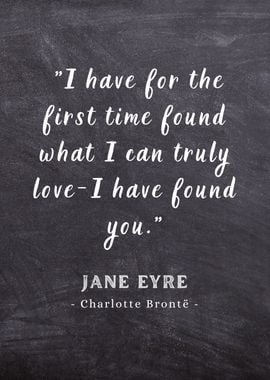 Jane Eyre Quote Love