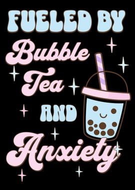 Kawaii Bubble Tea Anxiety