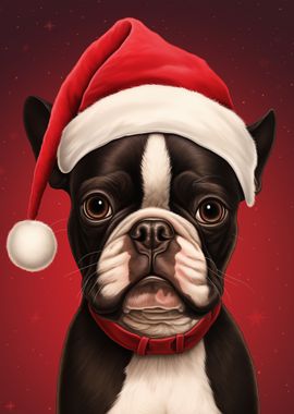 Boston Terrier Christmas