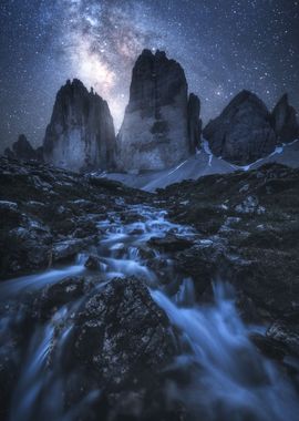 Milky Way above the Peaks