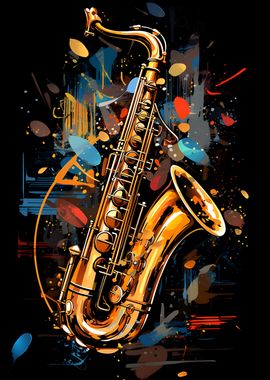 Saxophone Painting