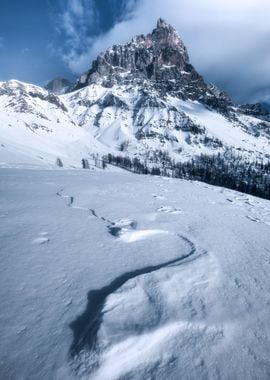 Majestic Winter Peaks