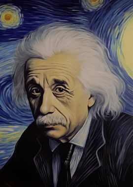 Albert Einstein Starry