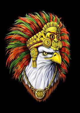 Eagle Aztec Warrior