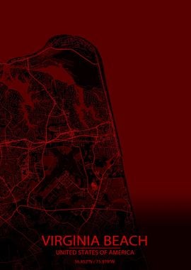 Virginia Beach RedBlackMap