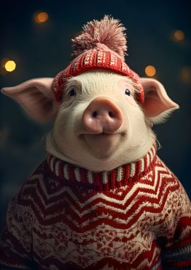 Festive Swine Chic