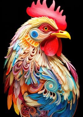 Fractal Chicken 01