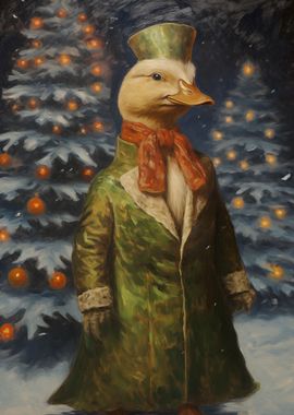 Duck Vintage Christmas