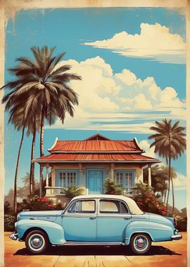 Vintage Cuba Car Aesthetic