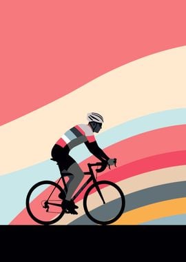 Retro Minimalist Cyclist