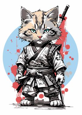 Samurai Cat