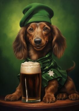 St Patrick Dachshund