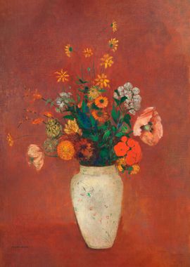 Bouquet in a Chinese Vase