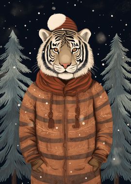 Vintage Tiger Xmas