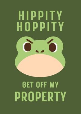 hippity hoppity funny sign