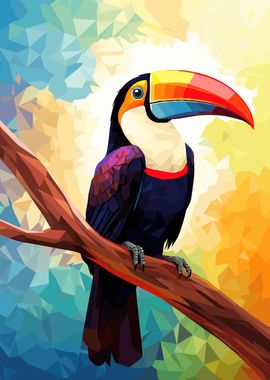 Tropical Toucan Bird