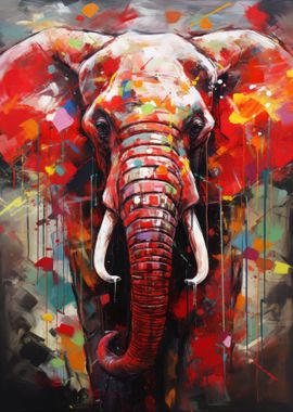 Elephant Abstract